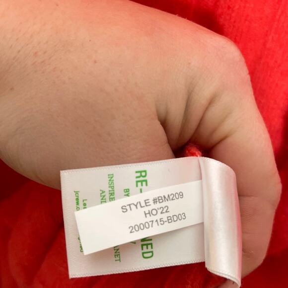 J. CREW Ribbed Mockneck Sweater in Supersoft Yarn Red Poppy {3M17} - Picture 7 of 7